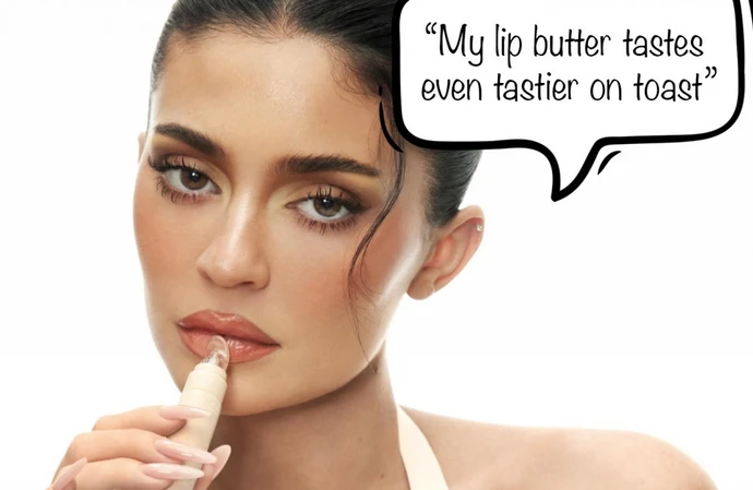 BANG SATIRE: Kylie Jenner promotes her lip butter... mmmmmm