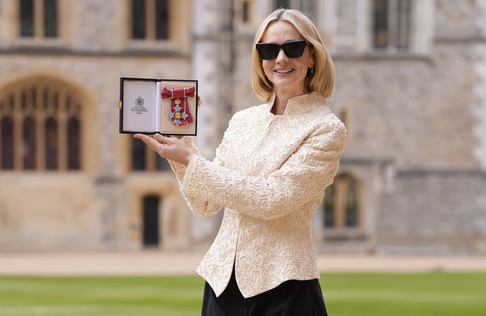 Carey Mulligan received a CBE at Windsor Castle