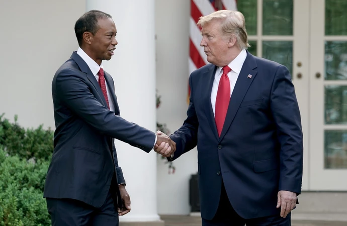 Donald Trump claims that injuries mean that Tiger Woods 'lives a life of pain'