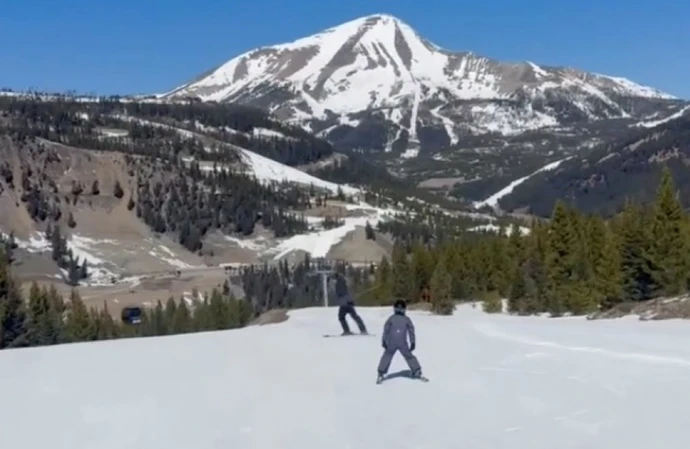 Meghan, Duchess of Sussex and Prince Harry have shared a glimpse of family life as they pass on their love of skiing to their son Prince Archie