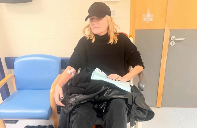 Michelle Collins in hospital / © Instagram