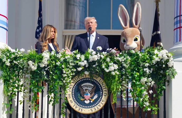 BANG SATIRE: Donald Trump gets some EGGcellent help