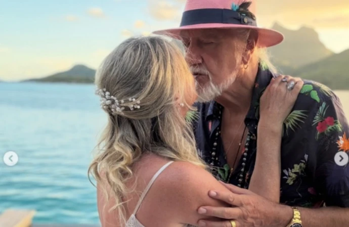 Mick Fleetwood and Elizabeth Jordan marry / Credit: Instagram