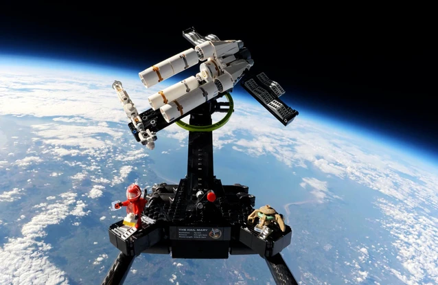 The Project Hail Mary LEGO was sent into space