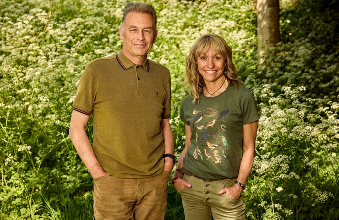 Springwatch hosts Chris Packham and Michaela Stachan