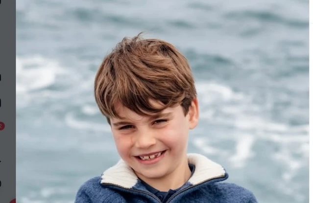 Prince Louis' birthday portrait (c) Matt Porteous
