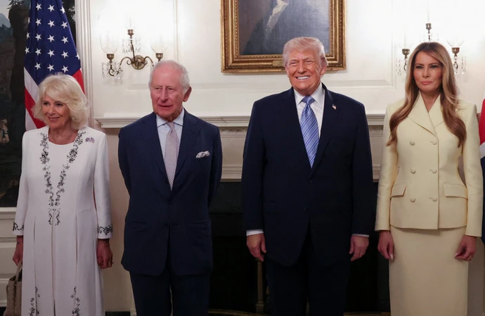 King Charles made an admission about knitting during a trip to the US to visit President Donald Trump