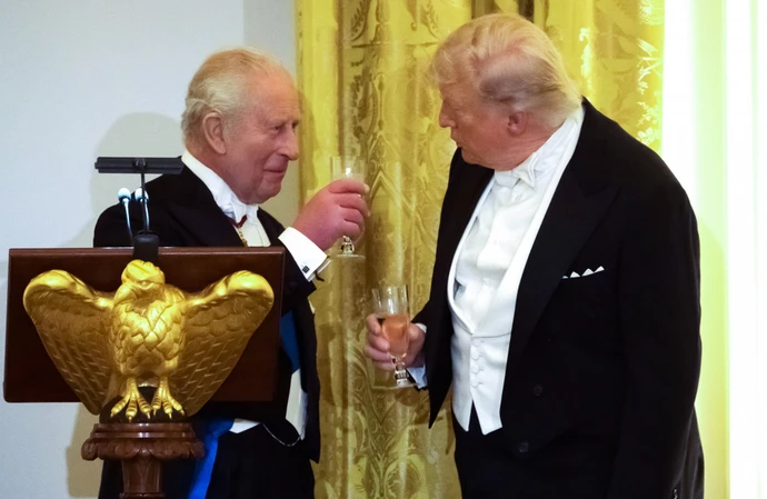 King Charles teased Donald Trump during a State Dinner at the White House