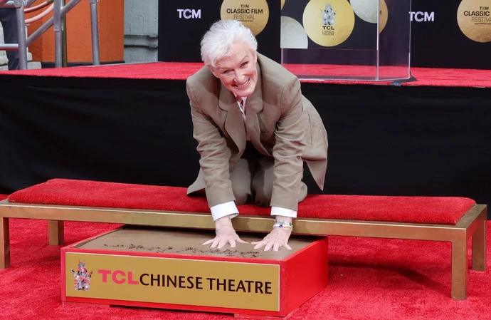Glenn Close at her Hand and Footprint Ceremony outside the TCL Chinese Theatre in Hollywood