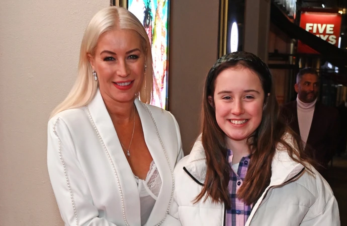 Denise Van Outen and her daughter Betsy