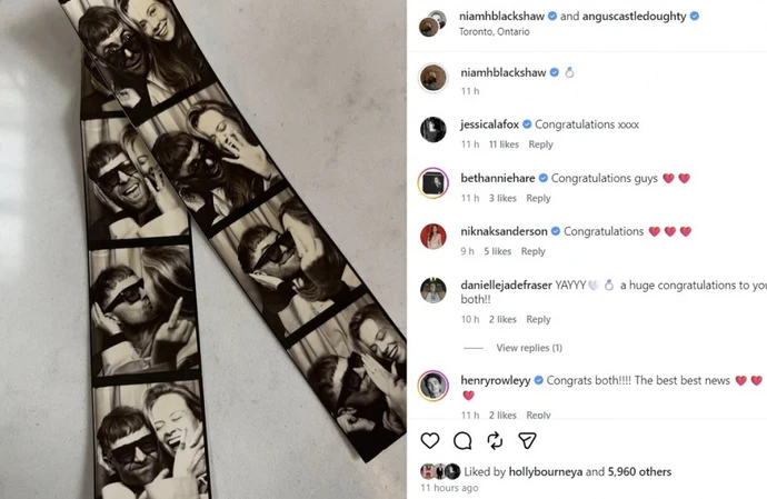 Hollyoaks co-stars engaged 4 years after meeting on soap
