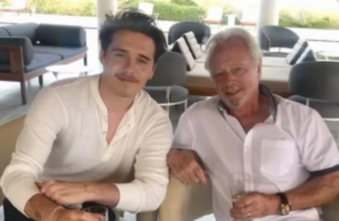 Brooklyn Beckham has publicly celebrated his grandfather Anthony Adams’s 80th birthday