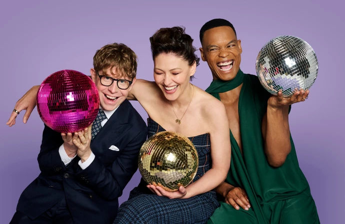Josh Widdicombe, Emma Willis and Johannes Radebe are the new hosts of Strictly Come Dancing