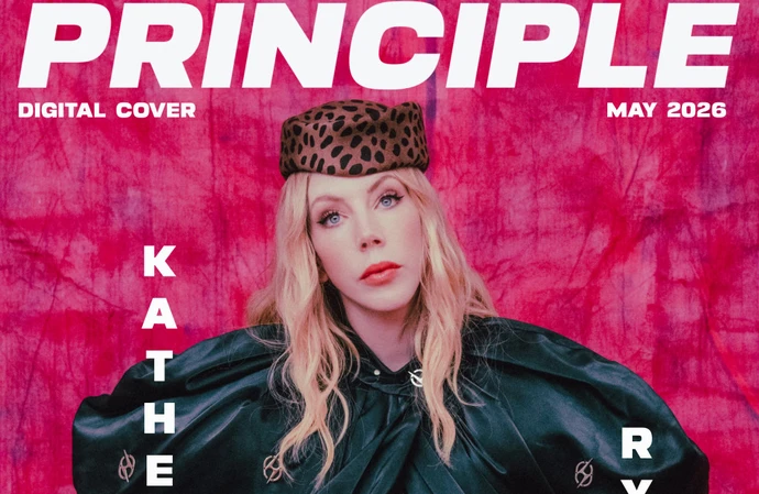 Katherine Ryan covers Principle magazine. Photo by Jack Alexander