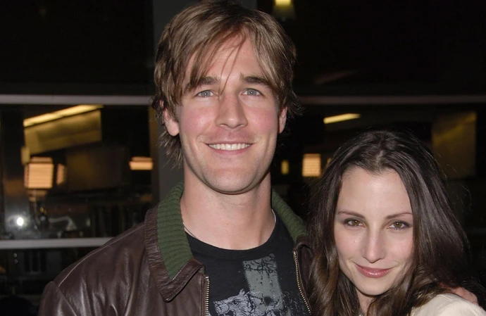 James Van Der Beek with first wife Heather McComb