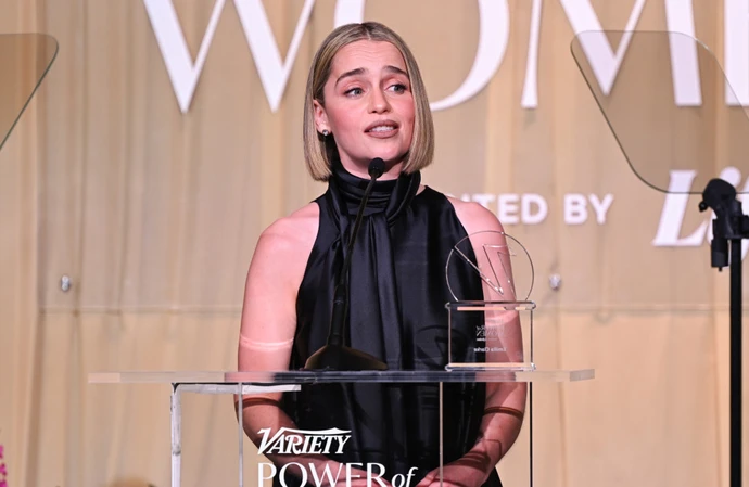 Emilia Clarke speaks at Power of Women London event