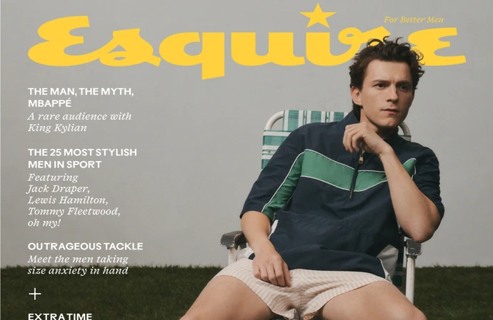 Tom Holland covers Esquire UK © Matt Healy