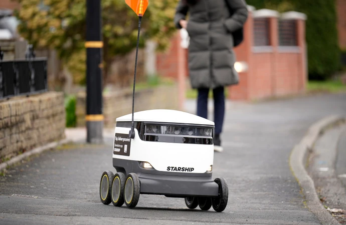 Delivery robots are set to be legalised on Britain's pavements