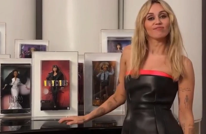 Miley Cyrus unveils new Barbie doll