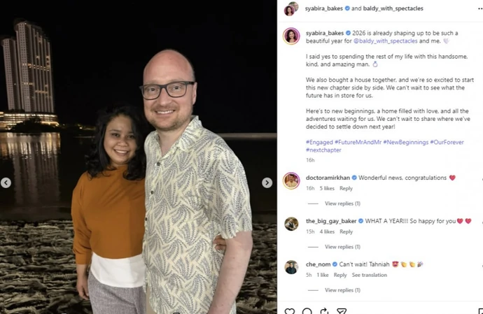 Bake Off winner Dr Syabira Yusoff engaged