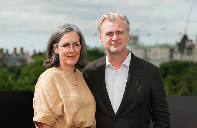 Christopher Nolan (pictured with his wife Emma Thomas) has revealed why he made The Odyssey