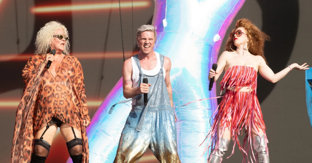 Live Review: Scissor Sisters in sexed-up BST Hyde Park set with inflatable boobs and 'horny' confession