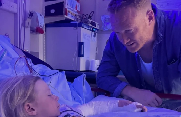 Greg Rutherford's daughter was 'very scared'