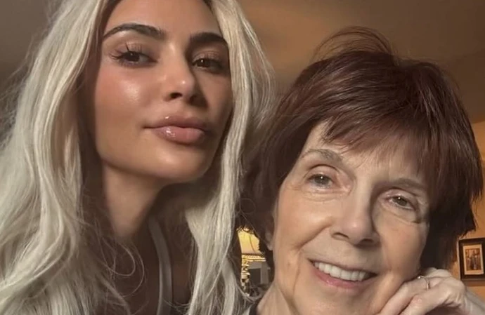 Kim Kardashian and grandma MJ