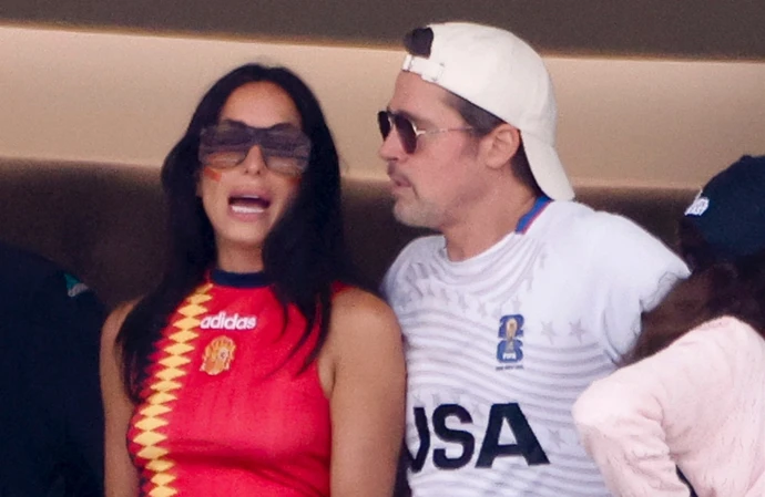 Brad Pitt and Ines de Ramon