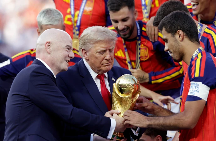Donald Trump was booed at the World Cup final