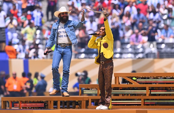 Post Malone and Swae Lee perform Sunflower