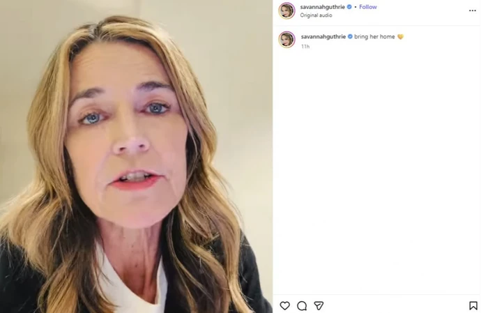Savannah Guthrie makes fresh plea to mother's abductors