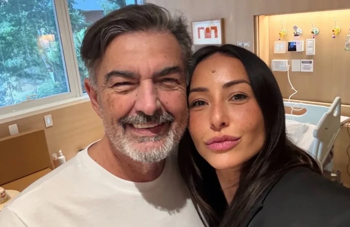 Sabrina Sato e o pai - Instagram