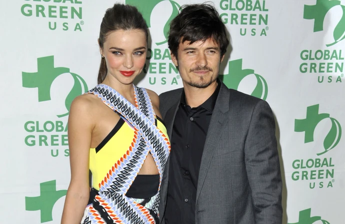 Former couple Miranda Kerr and Orlando Bloom