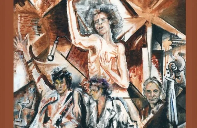 Ronnie Wood's new painting Mr. Charm immortalises his Rolling Stones bandmates