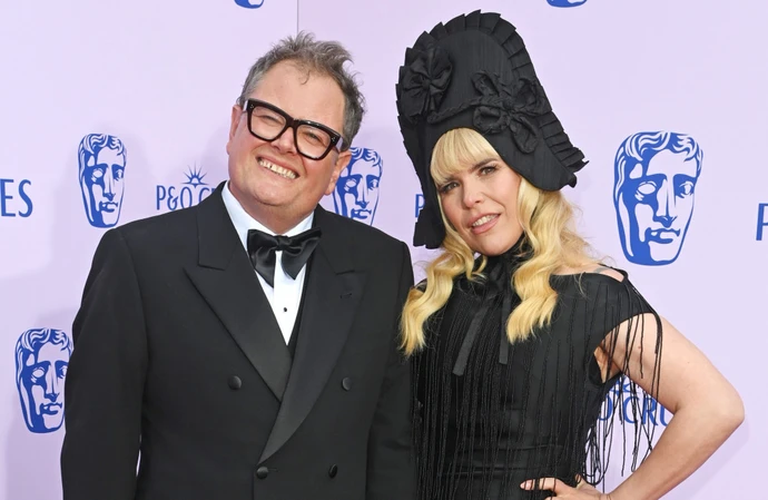Comedian Alan Carr and singer Paloma Faith
