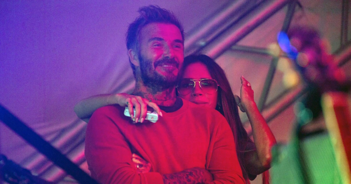 Watch: David and Victoria Beckham proudly watch on as son Cruz