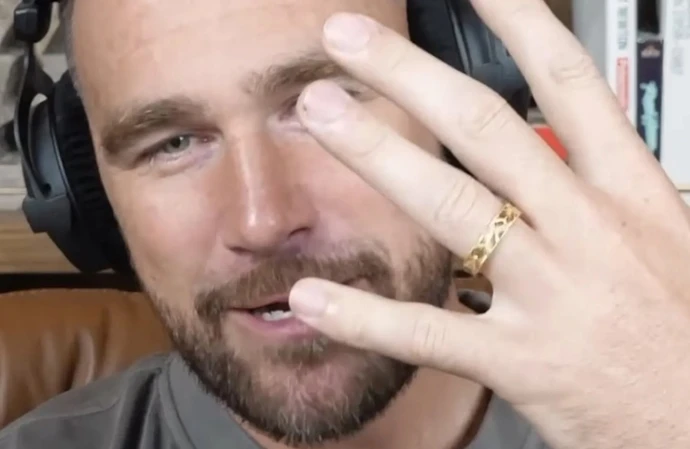 Travis Kelce shares closer look at wedding ring