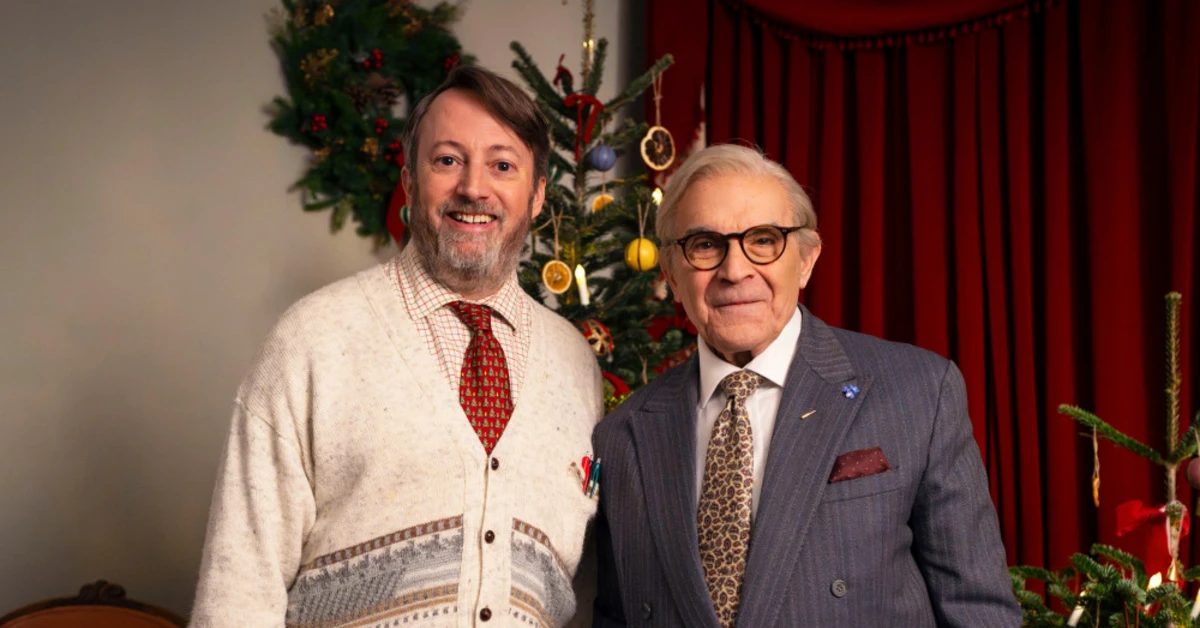 Sir David Suchet joins David Mitchell in Ludwig Christmas special