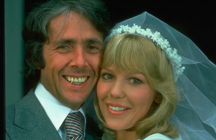 Richard O'Sullivan and his ex-wife Tessa Wyatt in 1977