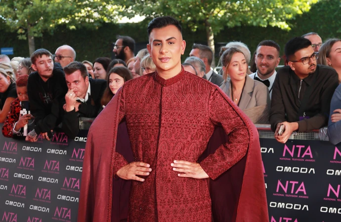 Junaid Ahmed at the 2026 National Television Awards