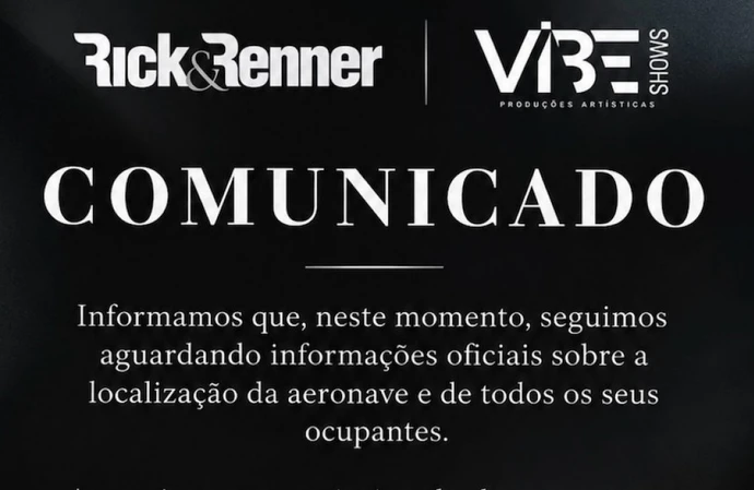 FAB e bombeiros fazem buscas por helicóptero com cantor Rick