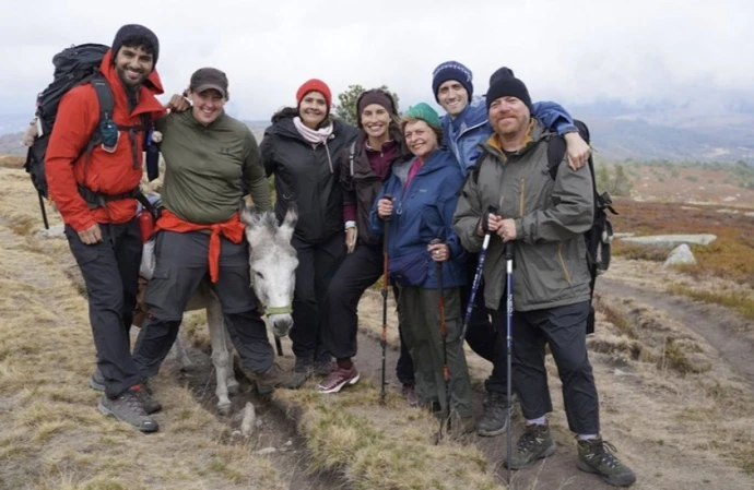 The cast of Pilgrimage