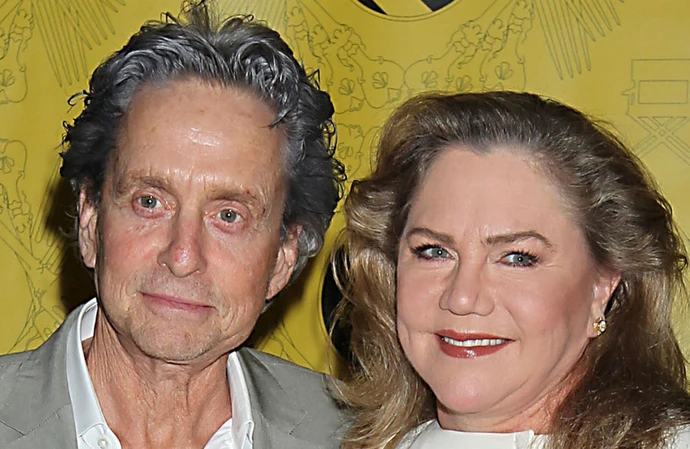 Actor Michael Douglas and actress Kathleen Turner