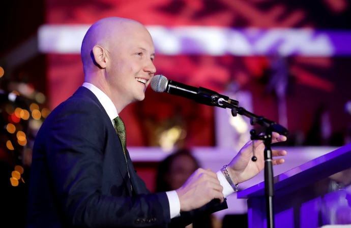 Isaac Slade was a special guest for Ed Sheeran