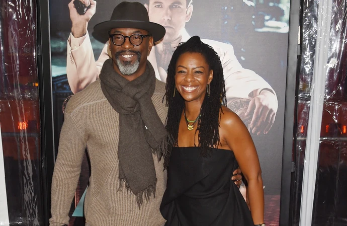 Isaiah Washington and his late wife Jenisa Garland