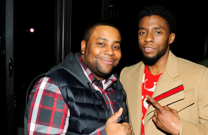 Kenan Thompson and Chadwick Boseman
