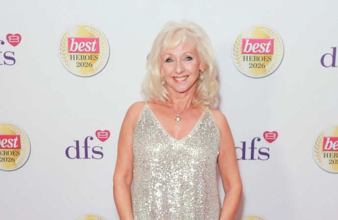 Debbie McGee at the 2026 Best Heroes Awards, sponsored by DFS