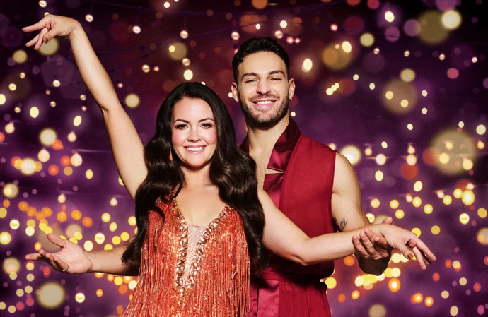 Lacey Turner with her Strictly Come Dancing partner Vito Coppola