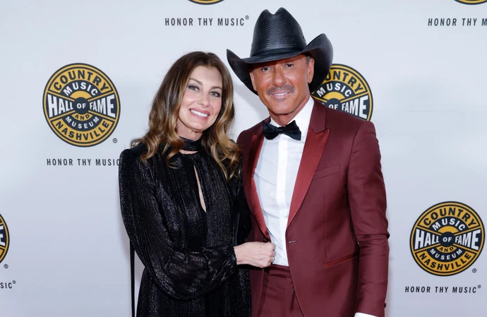 Tim McGraw and Faith Hill at the Country Music Hall of Fame